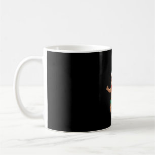 Caneca De Café Camisa de Natal Sloth Elf Peppermint Candy Cane Gi