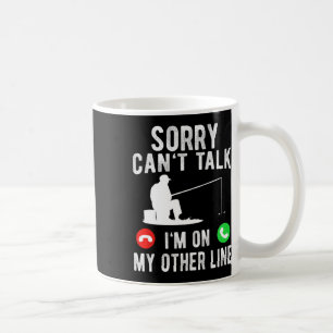 Caneca De Café Camisa de Pai Pescador Legal - Clic Black Masculin