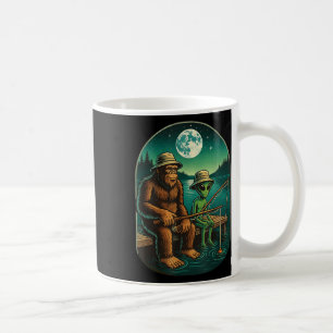 Caneca De Café Camisa de Pesca Bigfoot Homens Meninos Sasquatch D
