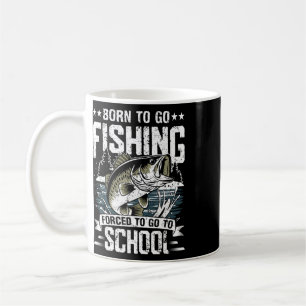 Caneca De Café Camisa de pesca para adolescentes do sexo masculin