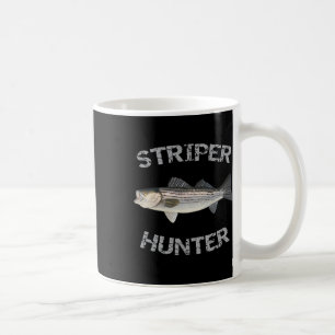 Caneca De Café Camisa de Pesca Striper Hunter Listrada B Striper