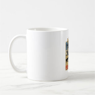 Caneca De Café Camisa de Pesca Vintage O-Fish-Ally Aposentado Des