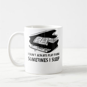 Caneca De Café Camisa de Piano - Presentes de Piano - Presentes p