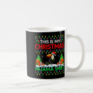 Caneca De Café Camisa de pijama com chapéu de Papai Noel de Natal