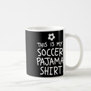 Caneca De Café Camisa de pijama de futebol vintage engraçada Esta