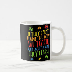 Caneca De Café Camisa de Professor de Conscientização do Autismo 