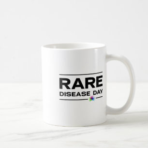 Caneca De Café Camisa de Sensibilização Raras - Doença Raras Dia