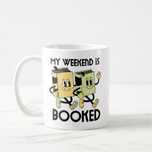 Caneca De Café Camisa de T-Final de Semana do Livro