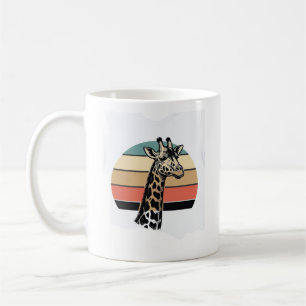 Caneca De Café Camisa de vetor de design de safári de pôr do sol