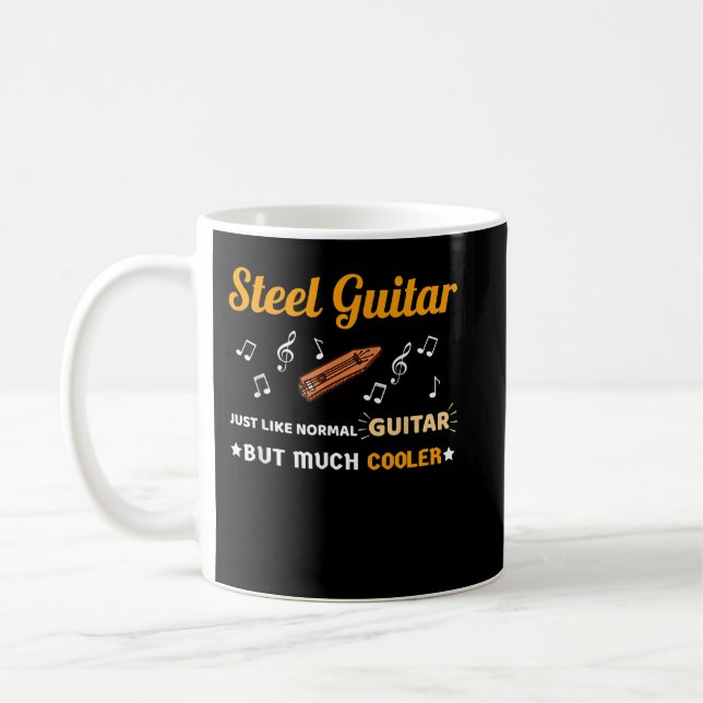 Caneca De Café Camisa De Violão De Aço Igual A Violão Normal (Esquerda)