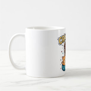 Caneca De Café Camisa Divertida Dona Gata Louca
