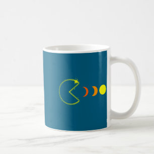 Caneca De Café Camisa Divertida Eclipse Solar Total Festa Gamer