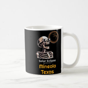 Caneca De Café Camisa Divertida Esqueleto Eclipse Solar Mineola T