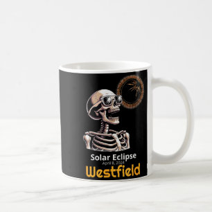 Caneca De Café Camisa Divertida Esqueleto Eclipse Solar Westfield