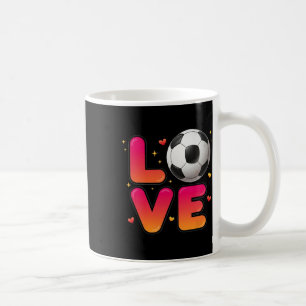 Caneca De Café Camisa do Amor pelo Futebol, Roupas de Fã de Futeb