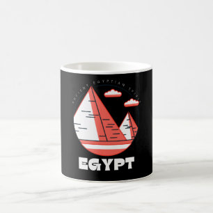 Caneca De Café Camisa do Deserto Egípcio, Pirâmides Teto