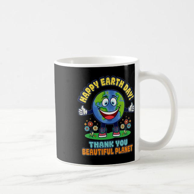 Caneca De Café Camisa do Dia da Terra1 (Direita)
