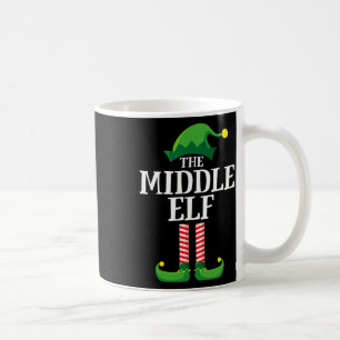 Caneca De Café Camisa do Elfo Médio Correspondente à Diversão Fam