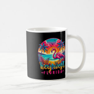 Caneca De Café Camisa do Flamingo Tropical Praia Key West Flórida