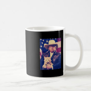 Caneca De Café Camisa do Gato Trump Engraçado Cowboy Donald Trump