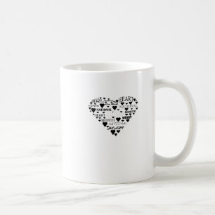 Caneca De Café Camisa do Mês da Doença Cardíaca Nacional American