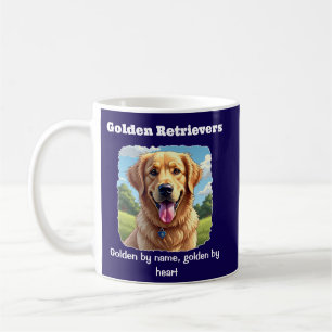 Caneca De Café Camisa do ouro - Ouro por nome e coração