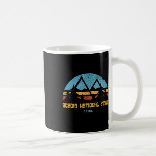 Caneca De Café Camisa do Parque Nacional de Acadia Maine Retro Vi