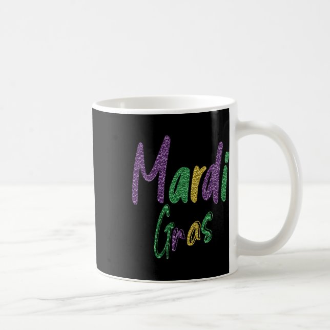 Caneca De Café Camisa do partido Mardi Gras (Direita)