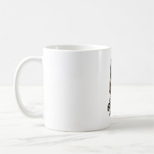 Caneca De Café Camisa do Pastor Alemão Gravação Vintage Amante de