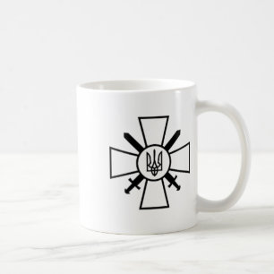 Caneca De Café Camisa do Presidente Zelensky Símbolo das Forças U