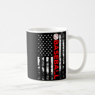 Caneca De Café Camisa do Time de Beisebol da Bandeira Americana p