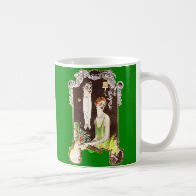Caneca De Café Camisa e arte de seta de 1920 Leyendecker (Direita)