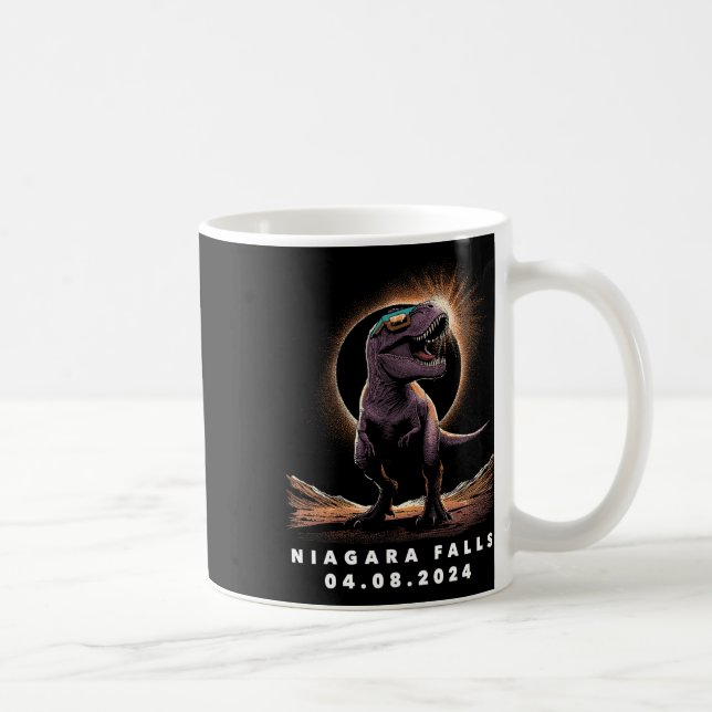 Caneca De Café Camisa Eclipse 2024 Niágara Cai Gela Eclipse Solar (Direita)