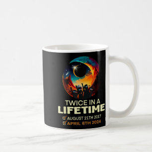 Caneca De Café Camisa Eclipse Solar Duas Vezes na Vida Eclipse So