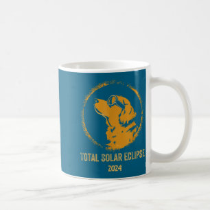 Caneca De Café Camisa Eclipse Solar Total Golden Retriever
