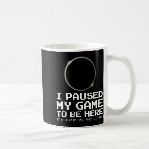 Caneca De Café Camisa Eclipse Solar Total Totalidade Gamer