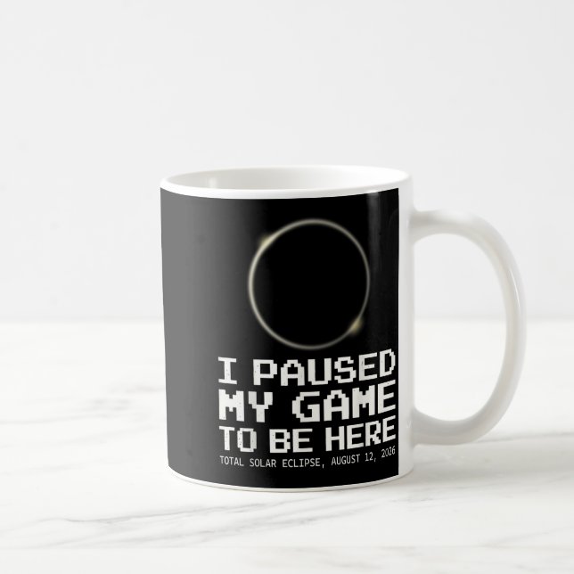 Caneca De Café Camisa Eclipse Solar Total Totalidade Gamer (Direita)