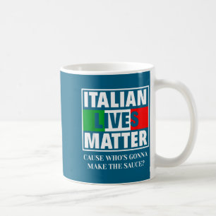 Caneca De Café Camisa engraçada Cozinheiro italiano Itália Italia