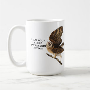 Caneca De Café Camisa engraçada da Coruja-das-torres