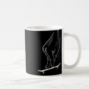 Caneca De Café Camisa engraçada de Fingerboarding Skateboarding F