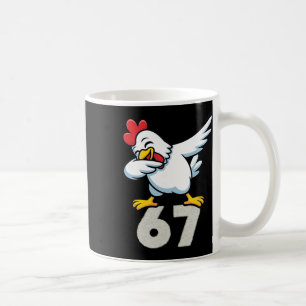 Caneca De Café Camisa Engraçada de Frango Dabbing 6 7 – Kids 67 F