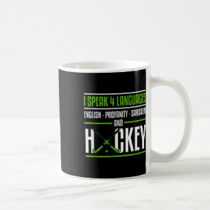 Caneca De Café Camisa engraçada de hóquei em campo Piada sarcásti