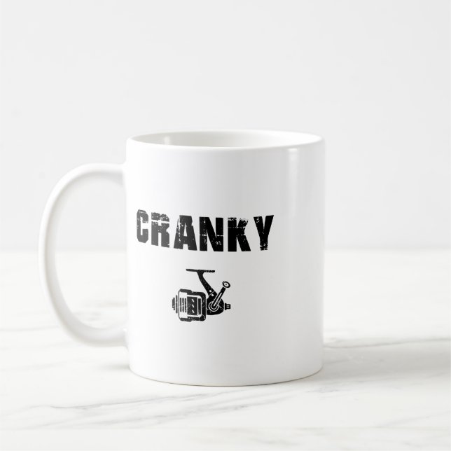 Caneca De Café Camisa engraçada de pesca para homens  (Esquerda)