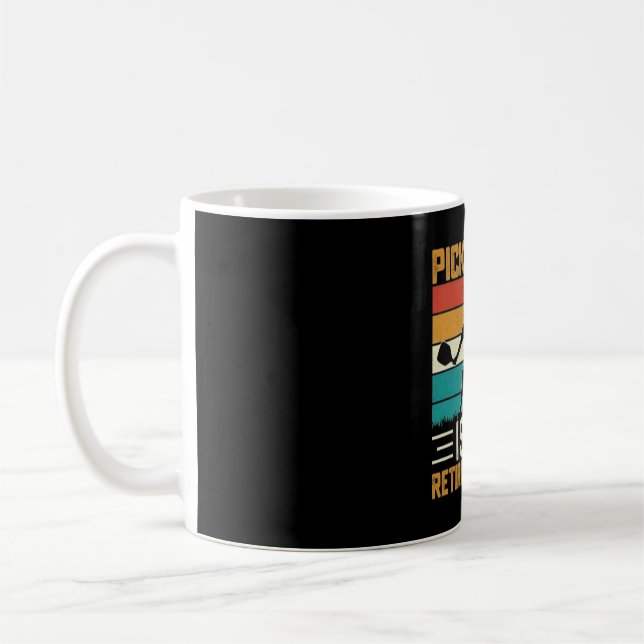 Caneca De Café Camisa engraçada de Pickleball para avô (Esquerda)