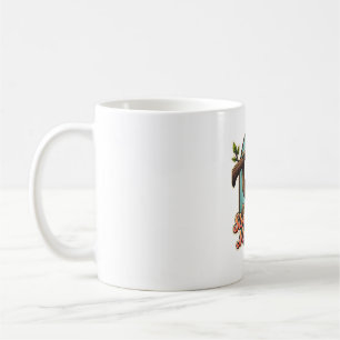 Caneca De Café Camisa engraçada de preguiça vintage design de der