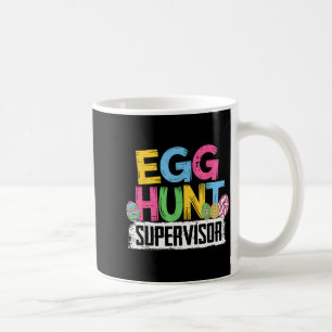 Caneca De Café Camisa engraçada de supervisor de caça a ovos de P