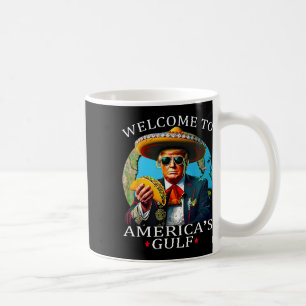 Caneca De Café Camisa engraçada de Trump Nacho Gulf Não Mais Trum