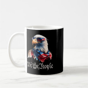 Caneca De Café Camisa engraçada do 4 de julho para homens Águia N
