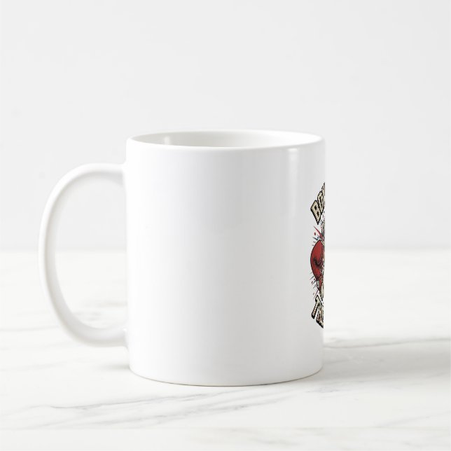 Caneca De Café Camisa engraçada do cão boxer boxeando os odiadore (Esquerda)