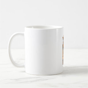Caneca De Café Camisa engraçada do chefe esqueleto vintage de Hal